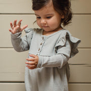Product Image 1 of Organic Thermal Baby Girl Jumpsuit